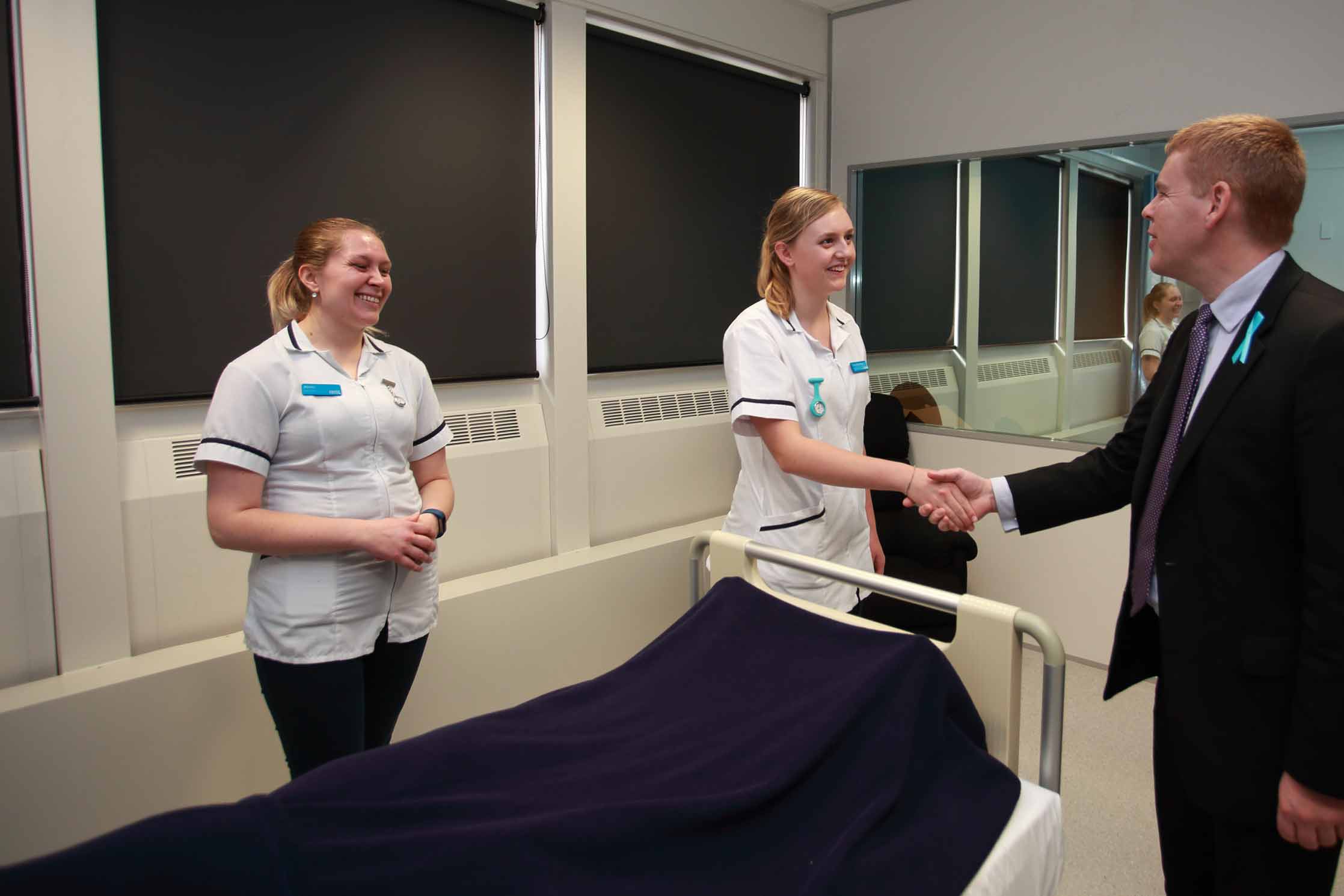 NMIT nursing students meet Education Minister