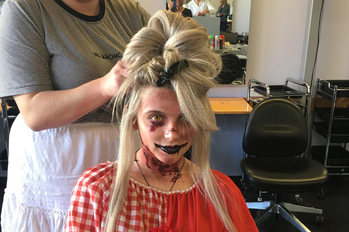 Hairdressing competition takes students 'around the world' in under 45 minutes. | Nelson Marlborough Institute of Technology (NMIT) Hairdressing competition takes students 'around the world' in under 45 minutes. | Nelson Marlborough Institute of Technology (NMIT)