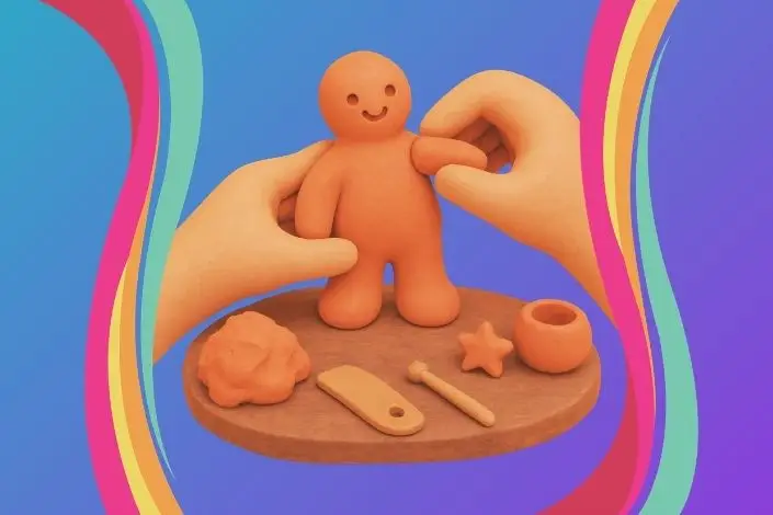 Play with clay