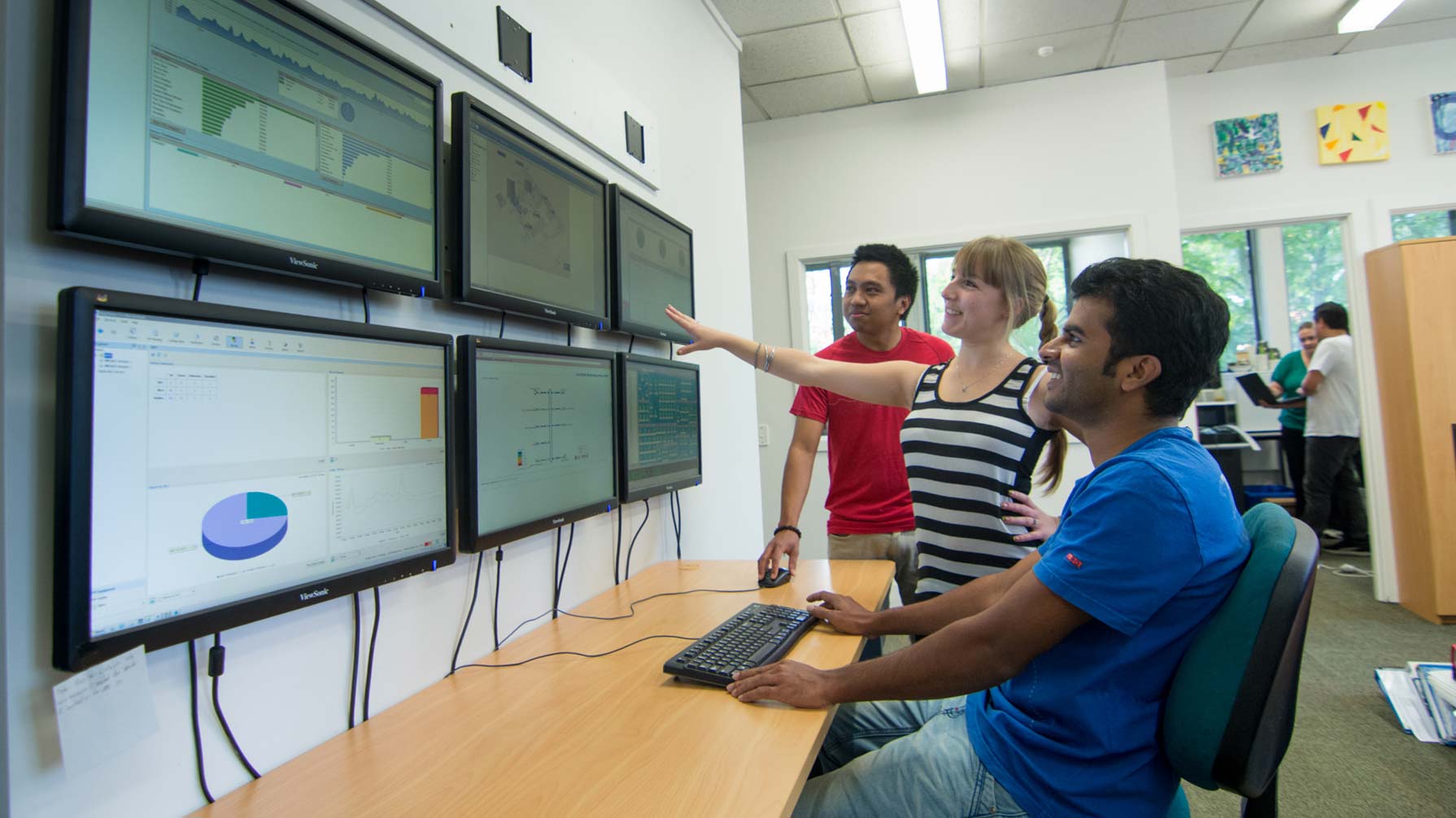 Bachelor of Information Technology network screens