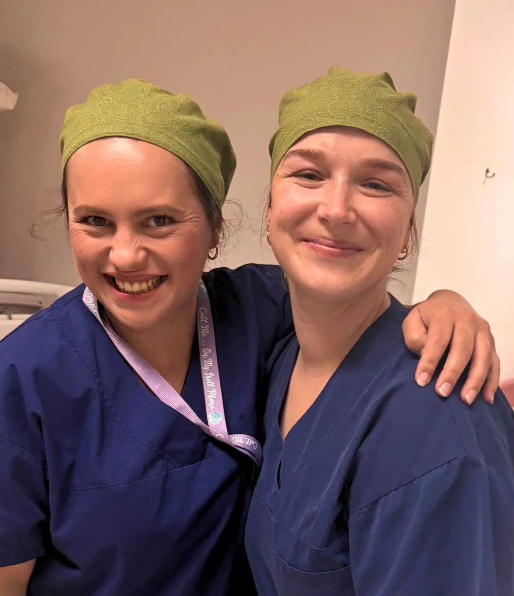 Sarah Ladouceur at work